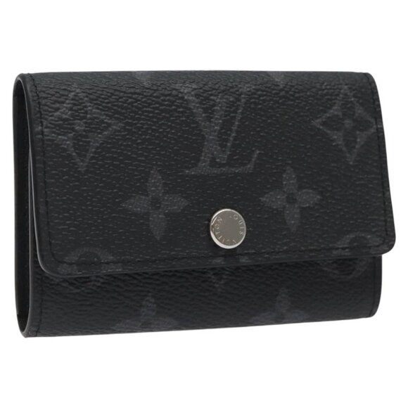 LOUIS VUITTON Monogram Eclipse Multicles6 Key Case M82603 LV Auth fm4644 - Picture 1 of 16